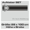 Aufkleber Pick UP Dodge Gelände Offroad Widder RAM Dekor Streifen Amerikanische Flagge Amerika BIG WHEEL Viper Seitenstreifen