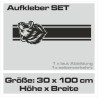 Aufkleber Pick UP Dodge Gelände Offroad Widder RAM Dekor Streifen Amerikanische Flagge Amerika BIG WHEEL Viper Seitenstreifen
