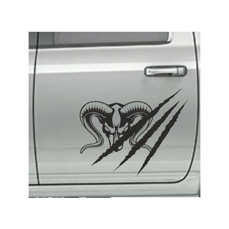 Aufkleber Pick UP Dodge Gelände Offroad Widder RAM Dekor Streifen Amerikanische Flagge Amerika BIG WHEEL Viper Seitenstreifen
