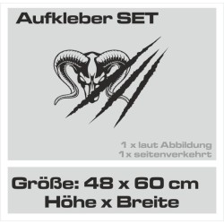 Aufkleber Pick UP Dodge Gelände Offroad Widder RAM Dekor Streifen Amerikanische Flagge Amerika BIG WHEEL Viper Seitenstreifen