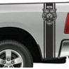 Aufkleber Pick UP Dodge Gelände Offroad Widder RAM Dekor Streifen Amerikanische Flagge Amerika BIG WHEEL Viper Seitenstreifen