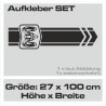 Aufkleber Pick UP Dodge Gelände Offroad Widder RAM Dekor Streifen Amerikanische Flagge Amerika BIG WHEEL Viper Seitenstreifen
