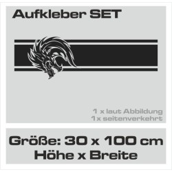 Aufkleber Pick UP Dodge Gelände Offroad Widder RAM Dekor Streifen Amerikanische Flagge Amerika BIG WHEEL Viper Seitenstreifen