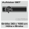 Aufkleber Pick UP Dodge Gelände Offroad Widder RAM Dekor Streifen Amerikanische Flagge Amerika BIG WHEEL Viper Seitenstreifen