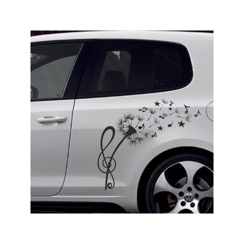 Aufkleber SET Auto Car Tattoo Style Seiten Tribal Dekor Pferd Gecko Power Blumen Ranke Fee Hexe Blumen Blüten Gecko Farbe