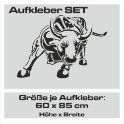 Aufkleber SET Auto Car Tattoo Style Seiten Tribal Dekor Pferd Gecko Power Blumen Ranke Fee Hexe Blumen Blüten Gecko Farbe