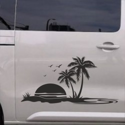 Aufkleber SET Auto Car Tattoo Style Seiten Tribal Dekor Pferd Gecko Power Blumen Ranke Fee Hexe Blumen Blüten Gecko Farbe