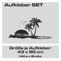 Aufkleber SET Auto Car Tattoo Style Seiten Tribal Dekor Pferd Gecko Power Blumen Ranke Fee Hexe Blumen Blüten Gecko Farbe