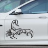 Aufkleber SET Auto Car Tattoo Style Seiten Tribal Dekor Pferd Gecko Power Blumen Ranke Fee Hexe Blumen Blüten Gecko Farbe
