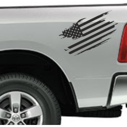 Aufkleber Pick UP Dodge Gelände Offroad Widder RAM Dekor Streifen Amerikanische Flagge Amerika BIG WHEEL Viper Seitenstreifen