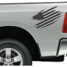 Aufkleber Pick UP Dodge Gelände Offroad Widder RAM Dekor Streifen Amerikanische Flagge Amerika BIG WHEEL Viper Seitenstreifen