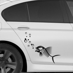 Aufkleber SET Auto Car Tattoo Style Seiten Tribal Dekor Pferd Gecko Power Blumen Ranke Fee Hexe Blumen Blüten Gecko Farbe