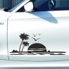 Aufkleber SET Auto Car Tattoo Style Seiten Tribal Dekor Pferd Gecko Power Blumen Ranke Fee Hexe Blumen Blüten Gecko Farbe