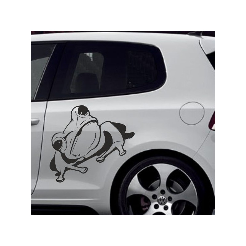 Aufkleber SET Auto Car Tattoo Style Seiten Tribal Dekor Pferd Gecko Power Blumen Ranke Fee Hexe Blumen Blüten Gecko Farbe