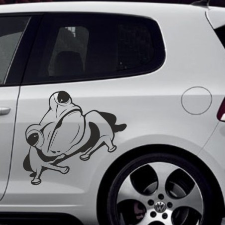 Aufkleber SET Auto Car Tattoo Style Seiten Tribal Dekor Pferd Gecko Power Blumen Ranke Fee Hexe Blumen Blüten Gecko Farbe