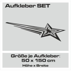 Aufkleber SET Auto Car Tattoo Style Seiten Tribal Dekor Pferd Gecko Power Blumen Ranke Fee Hexe Blumen Blüten Gecko Farbe