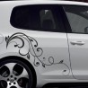 Aufkleber SET Auto Car Tattoo Style Seiten Tribal Dekor Pferd Gecko Power Blumen Ranke Fee Hexe Blumen Blüten Gecko Farbe