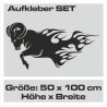Aufkleber Pick UP Dodge Gelände Offroad Widder RAM Dekor Streifen Amerikanische Flagge Amerika BIG WHEEL Viper Seitenstreifen