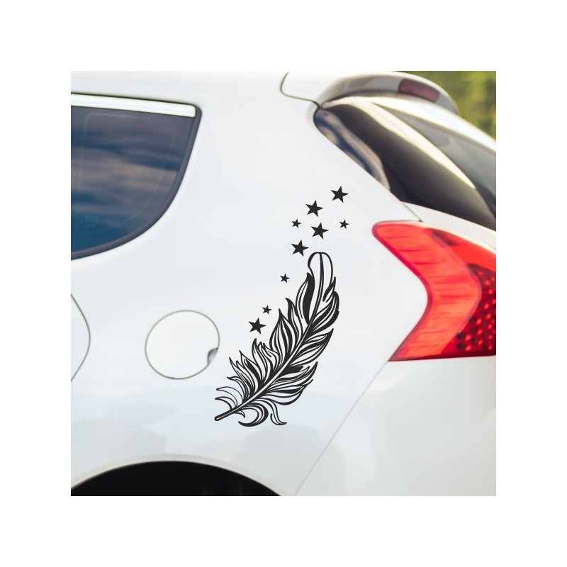 Aufkleber SET Auto Heckscheibe Car Tattoo Style La Familia Pferd Gecko Sprüche Power Blumen Ranke Fee Hexe Faultier Kolben