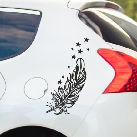Aufkleber SET Auto Heckscheibe Car Tattoo Style La Familia Pferd Gecko Sprüche Power Blumen Ranke Fee Hexe Faultier Kolben