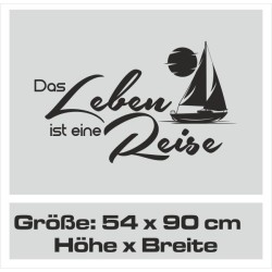 Aufkleber Wohnmobil Wohnwagen Reise Camping Auto Reisemobil Möwe Meer Kompass Globus Strand Palme Urlaub Spruch Familie Zuhause