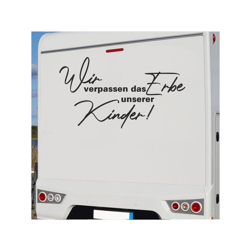 Aufkleber Wohnmobil Wohnwagen Reise Camping Auto Reisemobil Möwe Meer Kompass Globus Strand Palme Urlaub Spruch Familie Zuhause