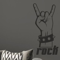 Wandaufkleber Wand Tattoo Aufkleber Musik Sound Rock Gitarre Bass DJ Totenkopf Noten Notenschlüssel Song Swing Pusteblume