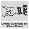 Wandaufkleber Wand Tattoo Aufkleber Musik Sound Rock Gitarre Bass DJ Totenkopf Noten Notenschlüssel Song Swing Pusteblume