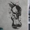 Wandaufkleber Wand Tattoo Aufkleber Musik Sound Rock Gitarre Bass DJ Totenkopf Noten Notenschlüssel Song Swing Pusteblume