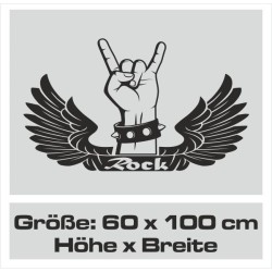 Wandaufkleber Wand Tattoo Aufkleber Musik Sound Rock Gitarre Bass DJ Totenkopf Noten Notenschlüssel Song Swing Pusteblume