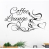 Wandaufkleber Küche Coffee Lounge Kaffee Zeit Tasse  Kochen Essen Aufkleber Wand Wandtattoo 03