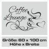 Wandaufkleber Küche Coffee Lounge Kaffee Zeit Tasse  Kochen Essen Aufkleber Wand Wandtattoo 03