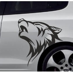 Aufkleber Auto Car Wikinger Viking Wölfe Wolf Runen Schwert Schild Rabe Runen Odin Odin´s Wölfe Böse Kette Valhalla Walhalla