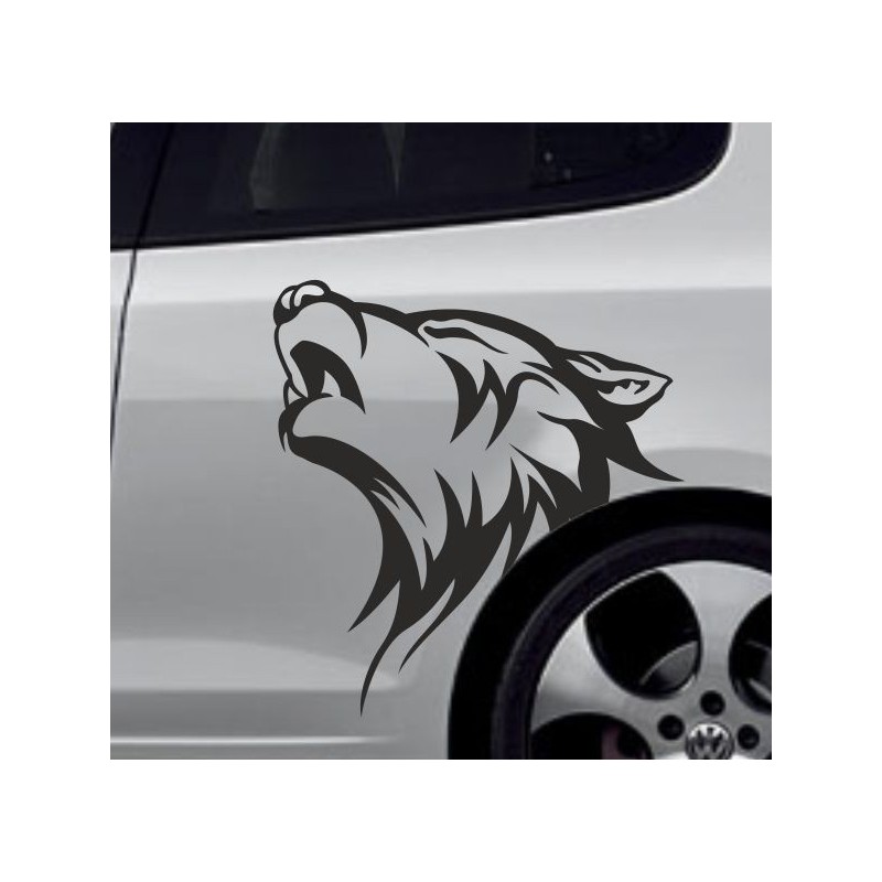Aufkleber Auto Car Wikinger Viking Wölfe Wolf Runen Schwert Schild Rabe Runen Odin Odin´s Wölfe Böse Kette Valhalla Walhalla