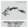 Aufkleber Auto Car Wikinger Viking Wölfe Wolf Runen Schwert Schild Rabe Runen Odin Odin´s Wölfe Böse Kette Valhalla Walhalla