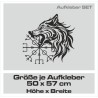 Aufkleber Auto Car Wikinger Viking Wölfe Wolf Runen Schwert Schild Rabe Runen Odin Odin´s Wölfe Böse Kette Valhalla Walhalla