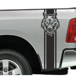Aufkleber Auto Car Wikinger Viking Wölfe Wolf Runen Schwert Schild Rabe Runen Odin Odin´s Wölfe Böse Kette Valhalla Walhalla