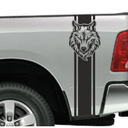 Aufkleber Auto Car Wikinger Viking Wölfe Wolf Runen Schwert Schild Rabe Runen Odin Odin´s Wölfe Böse Kette Valhalla Walhalla