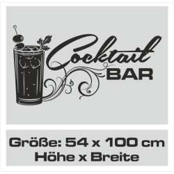Wandaufkleber Küche Cocktail Bar Lounge  Genießen Chillen Essen Aufkleber Wand Wandtattoo 04