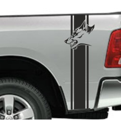 Aufkleber Auto Car Wikinger Viking Wölfe Wolf Runen Schwert Schild Rabe Runen Odin Odin´s Wölfe Böse Kette Valhalla Walhalla