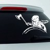 Aufkleber Auto Car Wikinger Viking Wölfe Wolf Runen Schwert Schild Rabe Runen Odin Odin´s Wölfe Böse Kette Valhalla Walhalla