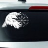 Aufkleber Auto Car Wikinger Viking Wölfe Wolf Runen Schwert Schild Rabe Runen Odin Odin´s Wölfe Böse Kette Valhalla Walhalla