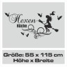 Wandaufkleber Küche Hexenküche Fledermaus Kochen Besen Essen Aufkleber Wand Wandtattoo 05