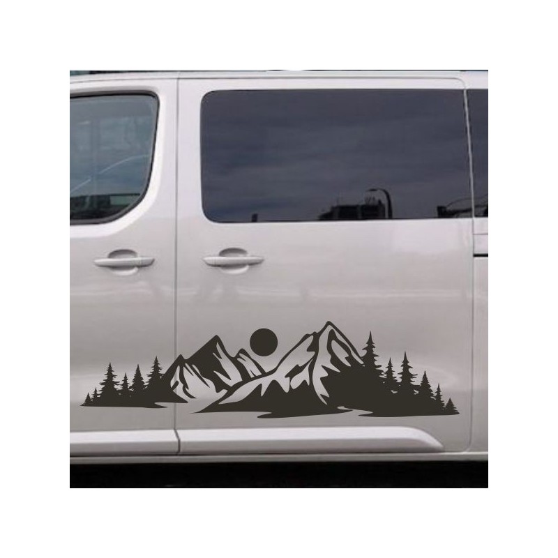 Aufkleber SET Offroad 4x4 Landschaft Wald Panorama Berge Auto 25 Aufkleber SET Offroad 4x4 Landschaft Wald Panorama Berge Auto 25