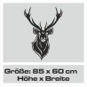 Aufkleber Auto Offroad 4x4 Safari Gelände Allrad Landschaft Hirsch Bär Off Road Safari Berge extreme Hirsch Jäger Angler Kompass