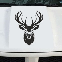 Aufkleber Auto Offroad 4x4 Safari Gelände Allrad Landschaft Hirsch Bär Off Road Safari Berge extreme Hirsch Jäger Angler Kompass
