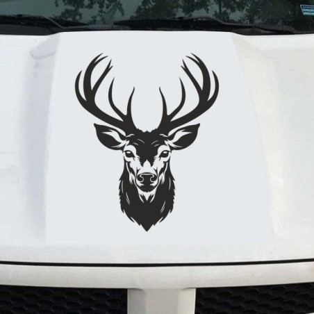 Aufkleber Auto Offroad 4x4 Safari Gelände Allrad Landschaft Hirsch Bär Off Road Safari Berge extreme Hirsch Jäger Angler Kompass