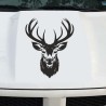 Aufkleber Auto Offroad 4x4 Safari Gelände Allrad Landschaft Hirsch Bär Off Road Safari Berge extreme Hirsch Jäger Angler Kompass