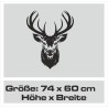 Aufkleber Auto Offroad 4x4 Safari Gelände Allrad Landschaft Hirsch Bär Off Road Safari Berge extreme Hirsch Jäger Angler Kompass