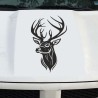 Aufkleber Auto Offroad 4x4 Safari Gelände Allrad Landschaft Hirsch Bär Off Road Safari Berge extreme Hirsch Jäger Angler Kompass